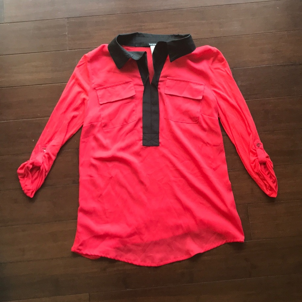 Festive holiday blouse